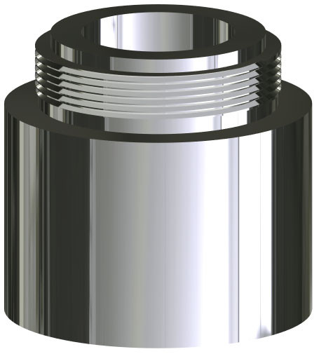 Chicago E62VPJKABCP 1.5 GPM (5.7 L/min) Vandal Proof Non-Aerating Outlet Antimicrobial Pressure Compensating Laminar Flow 