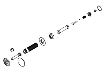 Zurn Handle Assembly for Concealed Flush Valves