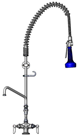 T&S Brass B-0113-A12-B08C Easyinstall Pre-Rinse Unit