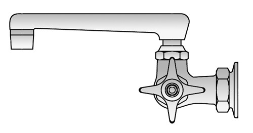 T&S Brass B-0216 Single Pantry Faucet