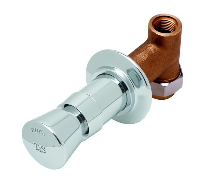 T&S Brass B-1029-UCP Concealed Straight Valve