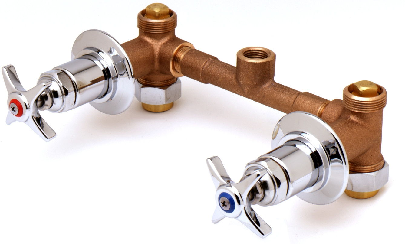 T&S Brass B-1035 Concealed Bypass Mixing Valve
