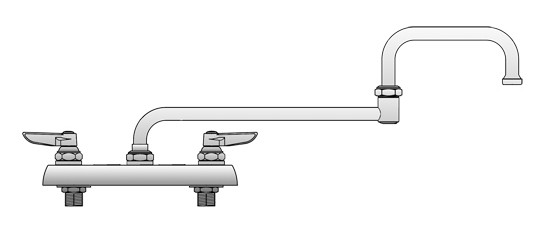 T&S Brass B-1132 Workboard Faucet