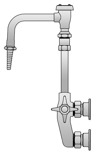 T&S Brass BL-5735-09 Lab Mixing Faucet