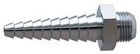 Chicago E7JKCTF 3/8" - 18 NPSM Laboratory Serrated Nozzle Outlet