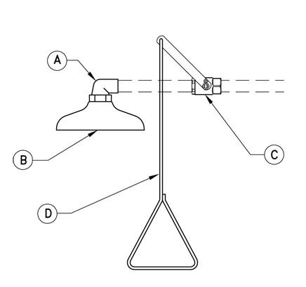 Guardian Hotizontal Shower Parts Breakdown