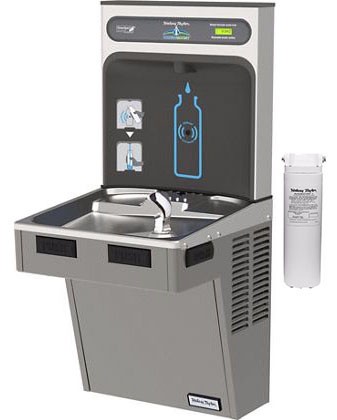 Halsey Taylor HydroBoost HTHB-HACG8PV-WF GreenSpec Filtered Drinking Fountain with Bottle Filler