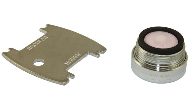 1.2 Gpm Vr Aerator, 13/16-27Un Male Threads, Vr Key