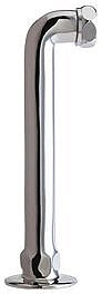 Chicago LSJKABCP Angle 8" Inlet Supply Arm  with 1/2" NPT Female Thread Inlet