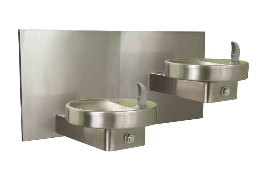 Oasis MMRSLEM NON-REFRIGERATED Sensor-Operated (lower unit only) In-Wall Dual Drinking Fountain