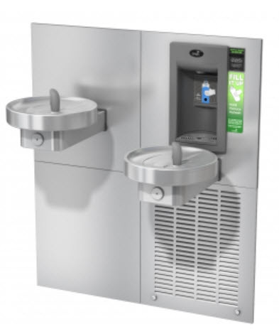 Oasis M8CREBF Dual Drinking Fountain w/ Electronic Bottle Filler