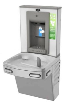 Oasis PG8EBF Stainless Steel Drinking Fountain with Bottle Filler