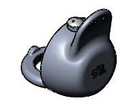 T&S Brass PA-B Pivot Action Handle (Blank) w/ Retaining Nut And Spanner Bit