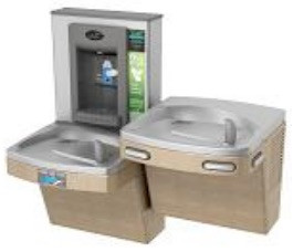 Oasis PG8EBFSLTM Sensor-Operated (lower unit only) Dual Drinking Fountain with Bottle Filler
