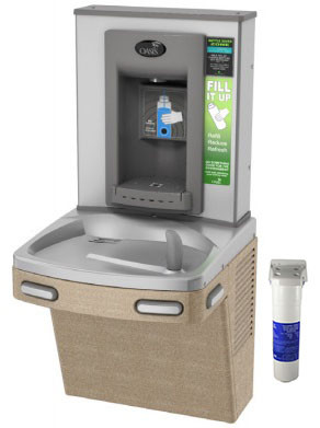 Oasis PGF8EBF Filtered Drinking Fountain with Bottle Filler