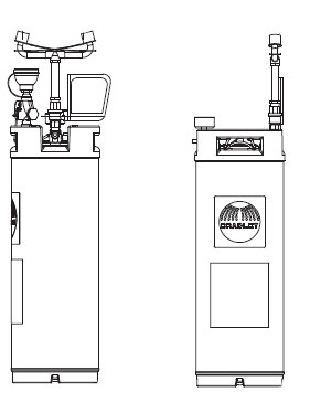 Bradley S19-671 Portable Pressurized Tank 5 Gallon (with Eyewash)