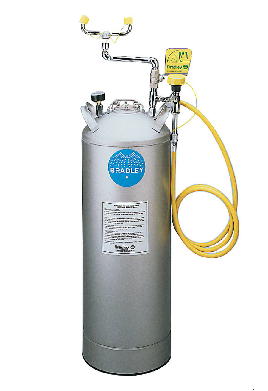 Bradley S19-788 Portable Pressurized Eyewash 15 Gallon (with Drench Hose)