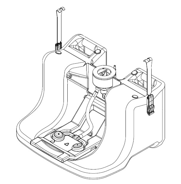 Bradley S65-335 Portable Pedestal Base