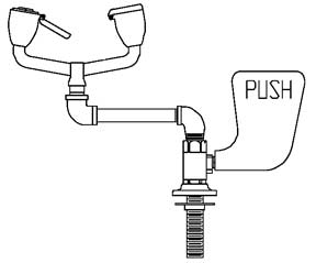 Speakman SE-571 Tabletop-Mounted Eyewash (Discontinued)
