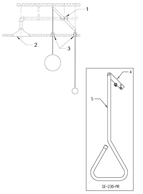 Speakman SE-236/SE-236-PR Shower Parts Breakdown