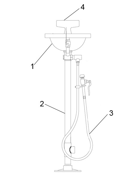 Speakman SE-431 Eye/Face Wash Parts Breakdown