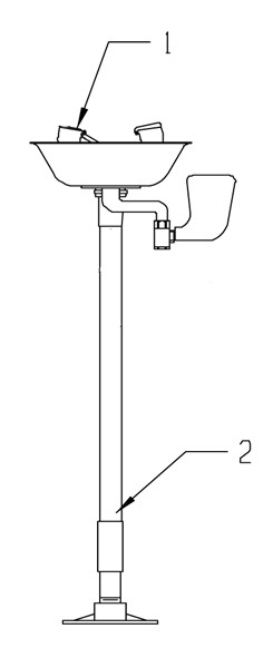 Speakman SE-491 Eye/Face Wash Parts Breakdown