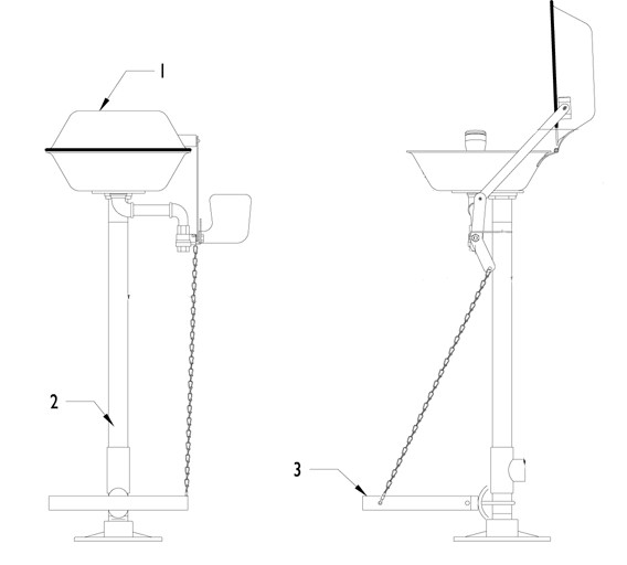 Speakman SE-491-CV Eye/Face Wash Parts Breakdown