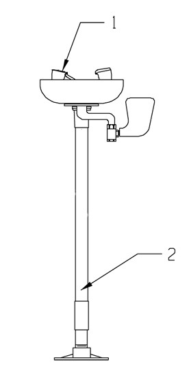 Speakman SE-496 Eye/Face Wash Parts Breakdown