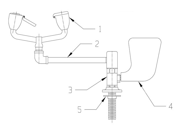 Speakman SE-572 Eyewash Parts Breakdown