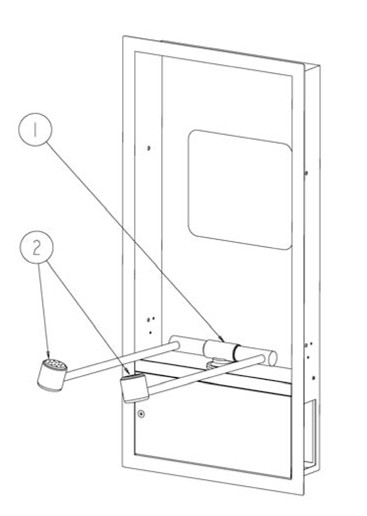 Speakman SE-575-SD-ADA Recessed Unit Parts Breakdown