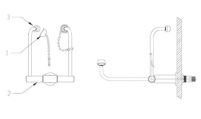 Speakman SE-577-SD Eyewash Parts Breakdown