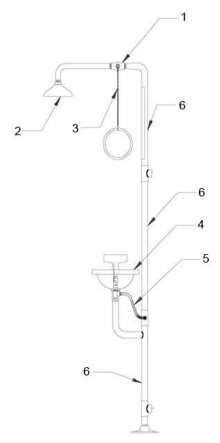 Speakman SE-601 Combo Parts Breakdown