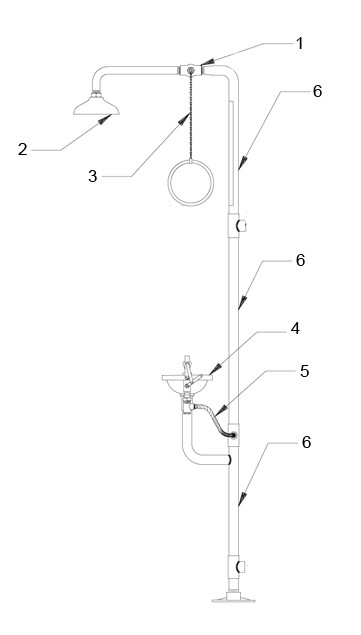 Speakman SE-614 Combo Parts Breakdown