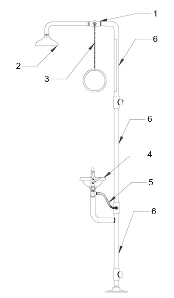 Speakman SE-615 Combo Parts Breakdown