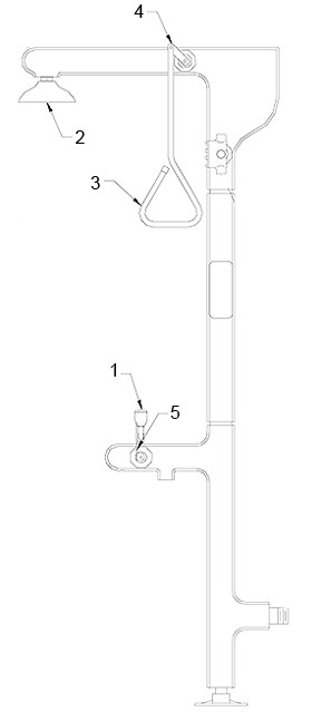 Speakman SE-7000 Heat-Traced Unit Parts Breakdown