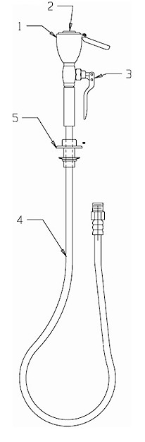 Speakman SE-921 Drench Hose Parts Breakdown