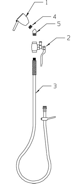 Speakman SE-926 Drench Hose Parts Breakdown