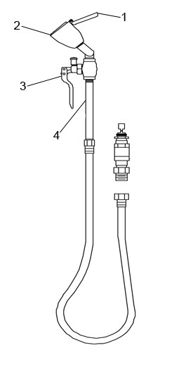 Speakman SEF-9200 Drench Hose Parts Breakdown