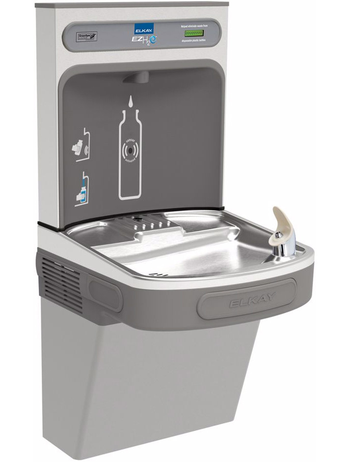 Elkay EZH2O LZSG8WSLK GreenSpec Filtered Drinking Fountain with Bottle Filler