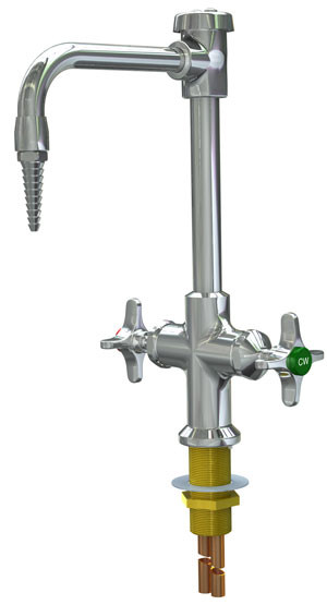 WaterSaver VRF411VB VR Lab Mixing Faucet, Deck Mnt, 6" Rigid