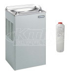 Elkay LWAE8S1Z Filtered Stainless Steel Drinking Fountain