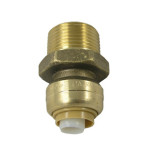 SharkBite U140LF Straight Connector 1" X 1" MNPT- Lead Free