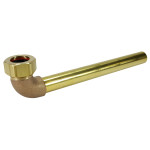 Sloan F-15-A Rough Brass Elbow & Tailpiece 3/4" (for 6-3/4" Wall Depth)