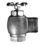 Sloan H-730-AG Rough Brass Ground Joint Wheel Handle Stop 1"