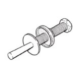 Sloan B-12-A Handle for 11" Wall Depth (13-3/4" L-Dimension)