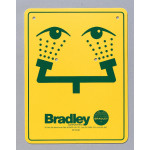 Bradley 114-051 Eyewash Sign