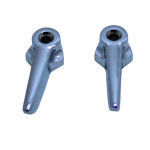 T&S Brass 001636-45M Lever Handle, Blue Index (Cold), Screw (Qty 2)