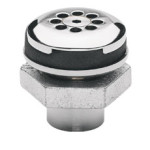Haws 6466 Vandal-Resistant Waste Strainer Assembly (with Tailpiece)