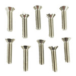 Acorn 0151-008-000 #8-32 X 3/4" Flat Head Slotted S.Stl Screw (10 Pack)