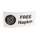 Free Napkin Sticker